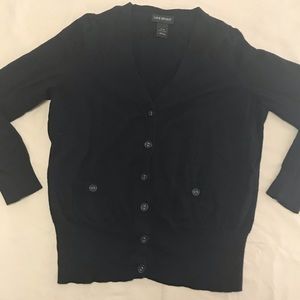 Lane Bryant black cardigan
